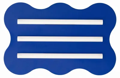 Produktbild von Deckenlampe Metall Ultramarin 3-flammig Modern Deckenleuchte
