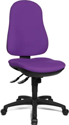 Produktbild von Topstar Bürostuhl Support SY, 8550 G03 Stoff lila, Gestell schwarz
