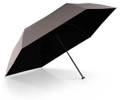 Obrázek produktu pro Knirps KNIRPS US.050 Pearl with black - dámský skládací plochý deštník