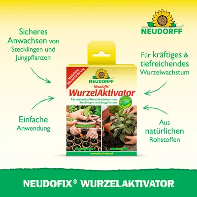 Produktbild von Neudorff Neudofix Wurzelaktivator, Einzelnährstoffdünger, Zierpflanze, 40 g, 1 Stück(e), Box