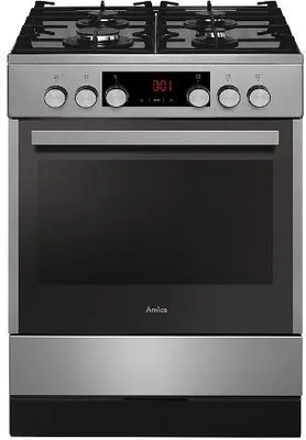 Produktbild von Amica - SHEG 914 121 E - Standherd - Elektro/Gas - Edelstahl - 60 cm