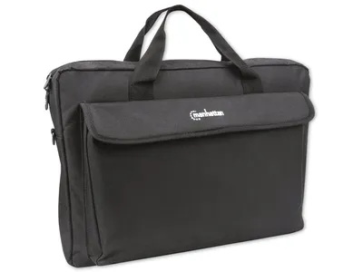 Produktbild von Manhattan Notebooktasche London 17,3", Für Notebooks bis 17,3", Top Load, schwarz, Messengerhülle, 43,9 cm (17.3"), Schultergurt, 430 g