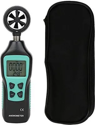 Produktbild von Digitaler Windgeschwindigkeitsmesser Lufttester Tragbares USB-LCD-Handgerät Digitale Messung 0,830,0 m/s Messgerät Tester