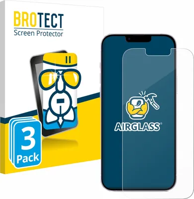 Produktbild von 3x BROTECT Schutzglas für Apple iPhone 14 Plus Schutzfolie Panzer Folie Glas Display Schutz klar
