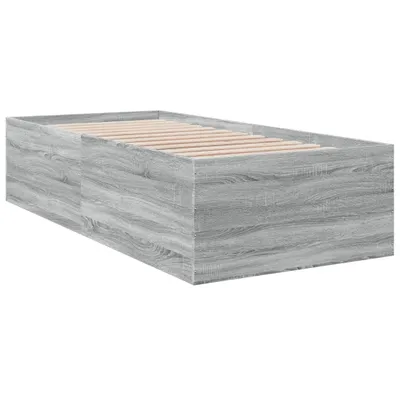 Obrázek produktu pro Rám postele šedý sonoma 75 x 190 cm kompozitní dřevo