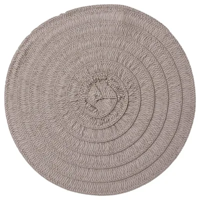 Produktbild von Sg secret de gourmet - Tischset "olivia" hellgrau d38cm