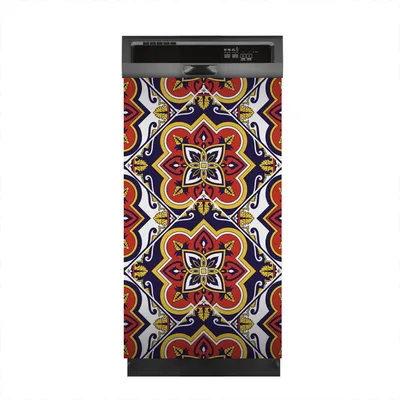 Produktbild von Aufkleber sticker 45x80 cm Dekorative folie Spülmaschine - Portugiesische Fliese