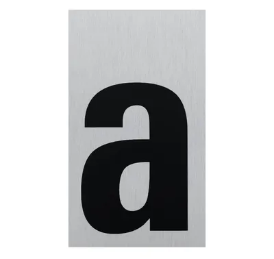 Produktbild von Klebeschild Buchstabe klein a" 100x60 mm"