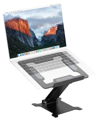 Image de Support réglable pour ordinateur portable - Ergonomique et pliable, en aluminium
