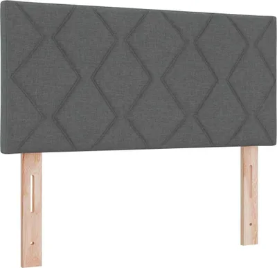 Produktbild von vidaXL Kopfteil Dunkelgrau 90 cm Stoff