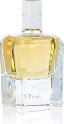 A clear, professional studio shot of a Hermes Jour d'Hermes eau de Parfum bottle.