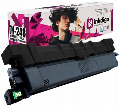 Produktbild von Inkdigo Toner TN248BK für Brother DCP-L3515CDW, DCP-L3520CDW, DCP-L3527CDW, DCP-L3555CDW – Schwarz, 3000 Seiten,, KI-generiertes Bild