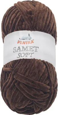Zdjęcie produktu dla Przędza SAMET - 100 g / 100 m - brązowa