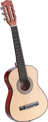 Produktbild von Classical Guitar, 780 mm, Wood Classical Guitar Starter Kit for Beginners, with Nylon Strings, Gig Bag, Strap, Tuner, Extra Strings, Picks, Capo, Basswood, for Kids Girls Boys Students, Natural