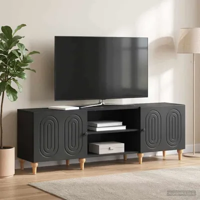 Immagine prodotto di vidaXL Mobile TV Nero 150 x 31 x 50 cm in materiale derivato dal legno
