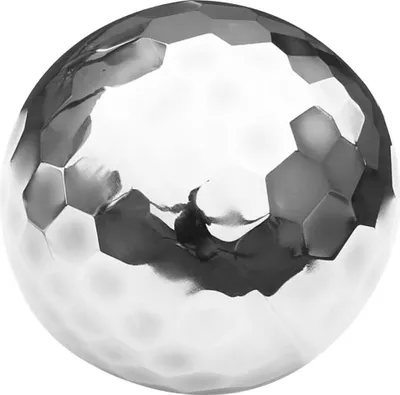Produktbild von Dekokugel Diamant 20cm Schwimmkugel Edelstahl glänzend Gartendeko