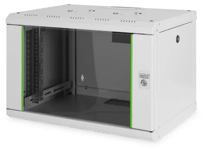 Productafbeelding van Netwerkkast - 19 inch rack - 7U - 600 x 450 mm - Wandmontage - Grijs
