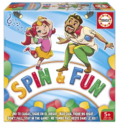 Imagen del producto de Juego de mesa Educa Spin & Fun, varios colores. Para niños, varios colores, talla única