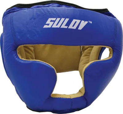 Obrázek produktu pro Chránič hlavy uzavřený SULOV®, kožený, modrý