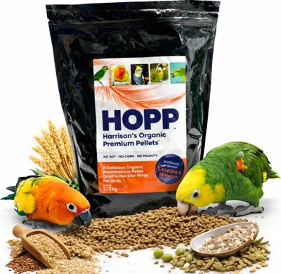 Zdjęcie produktu dla Harrison's Organic Premium Pellets Adult Lifetime | Ekologiczne granulaty dla wszystkich papug 2,27 kg