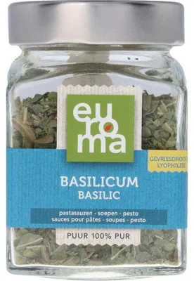 Zdjęcie produktu dla Euroma bazylia liofilizowana 9 g - aromatyczna bazylia do przyprawy