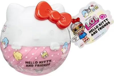 Produktbild von L.O.L. Surprise Loves Hello Kitty Tots Puppen, 7,5 cm, 8 Charaktere, 7 Überraschungen, Ab 3 Jahren