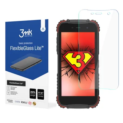 Produktbild von 3mk Display Hybridglas FlexibleGlass Lite für Doogee S35 0,16mm 6H