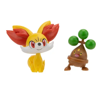 Immagine prodotto di Figure di Pokémon Battle - Fennekin e Bonsly, confezione da 2 - Figure d'azione dinamiche per bambini dai 3 anni in su
