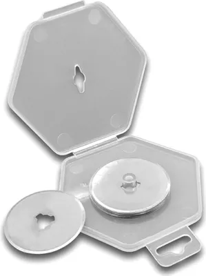 Produktbild von vhbw 10x Ersatzklingen für Rollschneider, Rollmesser, Cutter - Klingen, 28 mm