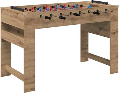 Immagine prodotto di vidaXL Artisan tavolo da calcio in rovere 125 x 60,5 x 80 cm