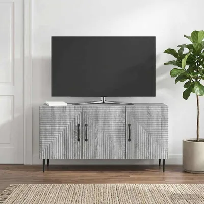Produktbild von vidaXL TV-Schränk Graues Sonoma 99 x 34,5 x 50 cm Holzwerkstoff