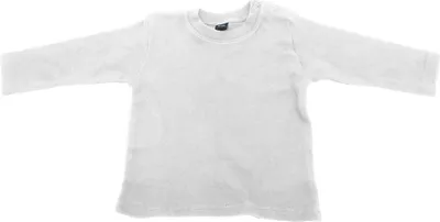 Image de T-shirt pour bébé fille Babybugz, manches longues BC133 (80) (blanc)