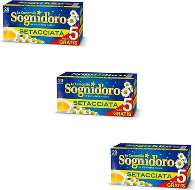 Produktbild von 3x STAR Camomilla Setacciata Entspannendes Getränk Kamille 20 Beutel + 5 frei