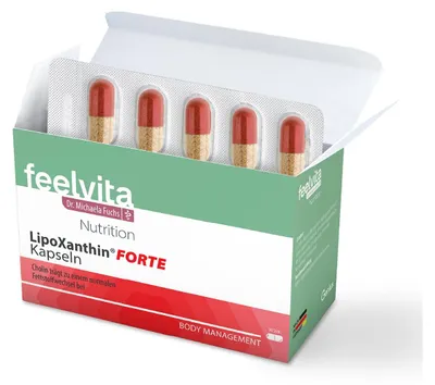 Produktbild von Feelvita Nutrition LipoXanthin Forte Kapseln 3-Monatsvorrat (90 Kapseln)