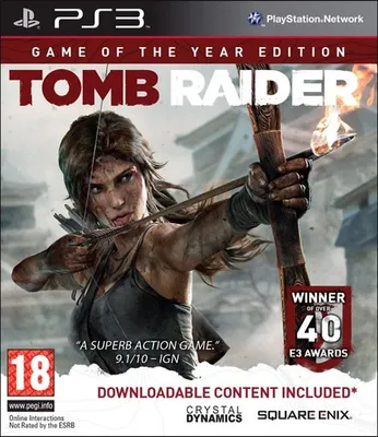 Zdjęcie produktu dla Square Enix Tomb Raider Game Of The Year Edition, PS3, PlayStation 3, Tryb multiplayer, od 17 lat