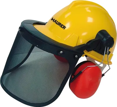 Immagine prodotto di Casco con visiera, schermo facciale a griglia e protezione dell'udito