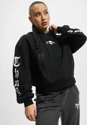 Produktbild von Thug Life - Damen Caution Hoody BLACK 3XL