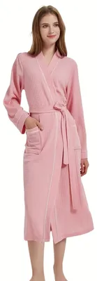 Productafbeelding van Currero Satijnen Badjas Dames Roze L