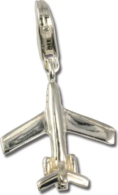 Image de SilberDream Charm bracelet bijoux pendentif avion 925 argent véritable FC3043