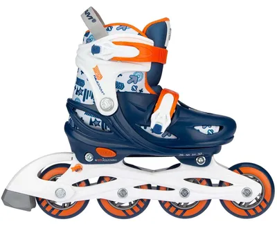 Produktbild von Verstellbare Inline-Skates, EU 25–28, PolyurethanRollen, ABEC-5-Kugellager