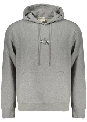 Produktbild von Herren-Grau-Sweatshirt mit Kapuze – Klassisch & Bequem