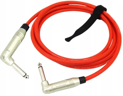 Produktbild von KLOTZ Gitarrenkabel gewinkelte 6,3mm Klinke 0,5m Rot