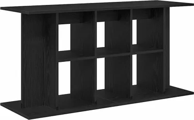Productafbeelding van Aquariumstandaard Zwart Eiken 120x40x60 cm Bewerkt Hout
