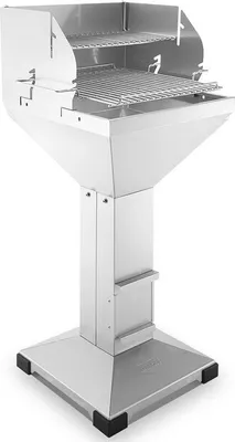 Produktbild von THÜROS Holzkohlegrill T3 SET Direkt Plus Grillfläche 42x42 cm Edelstahl