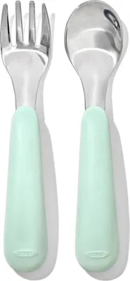 Produktbild von Oxo Tot Gabel & Löffel - Opal | Babybesteck