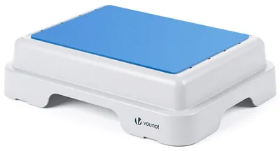 Produktbild von VOUNOT® Rutschfester Tritthocker bis 180 kg, Steighilfe & Einstiegshilfe Trittstufe 43x33x11 cm Blau