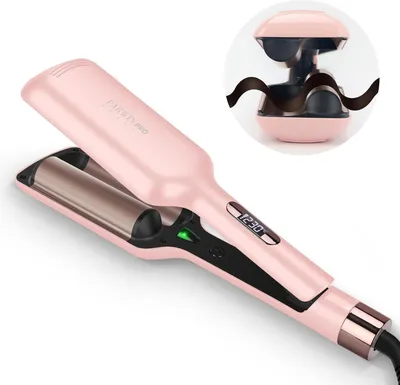 Produktbild von Fässer Meerjungfrau Welleneisen für haare, Keramik-Beschichtung, mit 4 Temperaturstufen (140℃, 170℃, 200℃, 230) Sofortiges Wellen