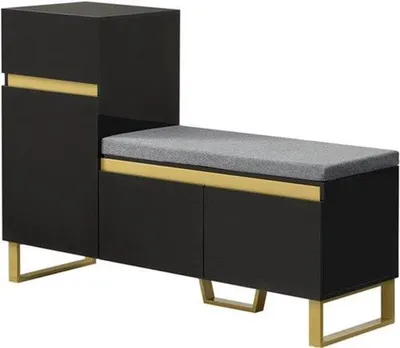 Immagine prodotto di Armadio per scarpe - ampia capacità - 133x48x15 cm - legno - ideale per l'ingresso e il corridoio