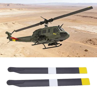 Produktbild von RC-Hubschrauber-Hauptrotorblätter – leichte Propeller-Ersatzteile – stabiler Flug – einfache Montage – schwarz