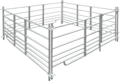 Obrázek produktu pro Ohrada pro ovce 183 x 183 x 92 cm, 4 panely z pozinkované oceli